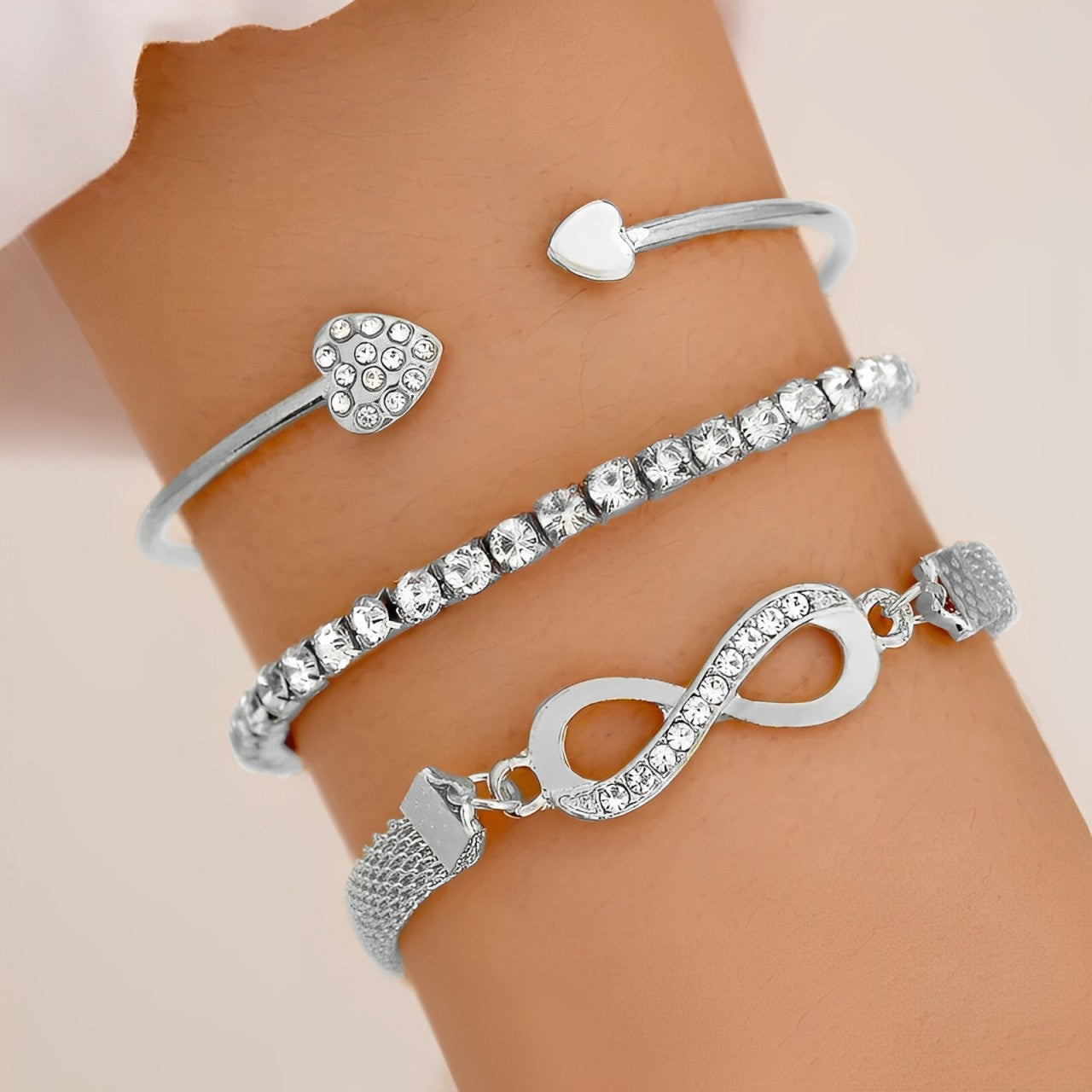 Elvira™ | Vintage Kristall - Armbandsset
