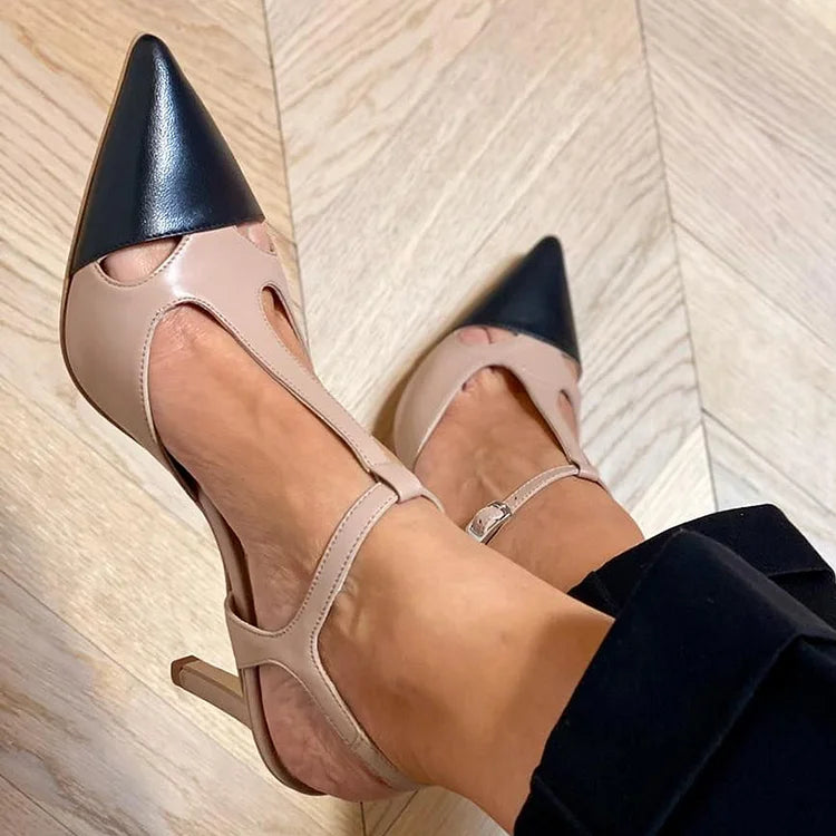 Ilse™ | Beige Stilettklackar
