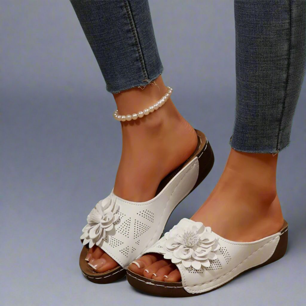 Stark™ | Eleganta ortopediska sandaler med blommönster