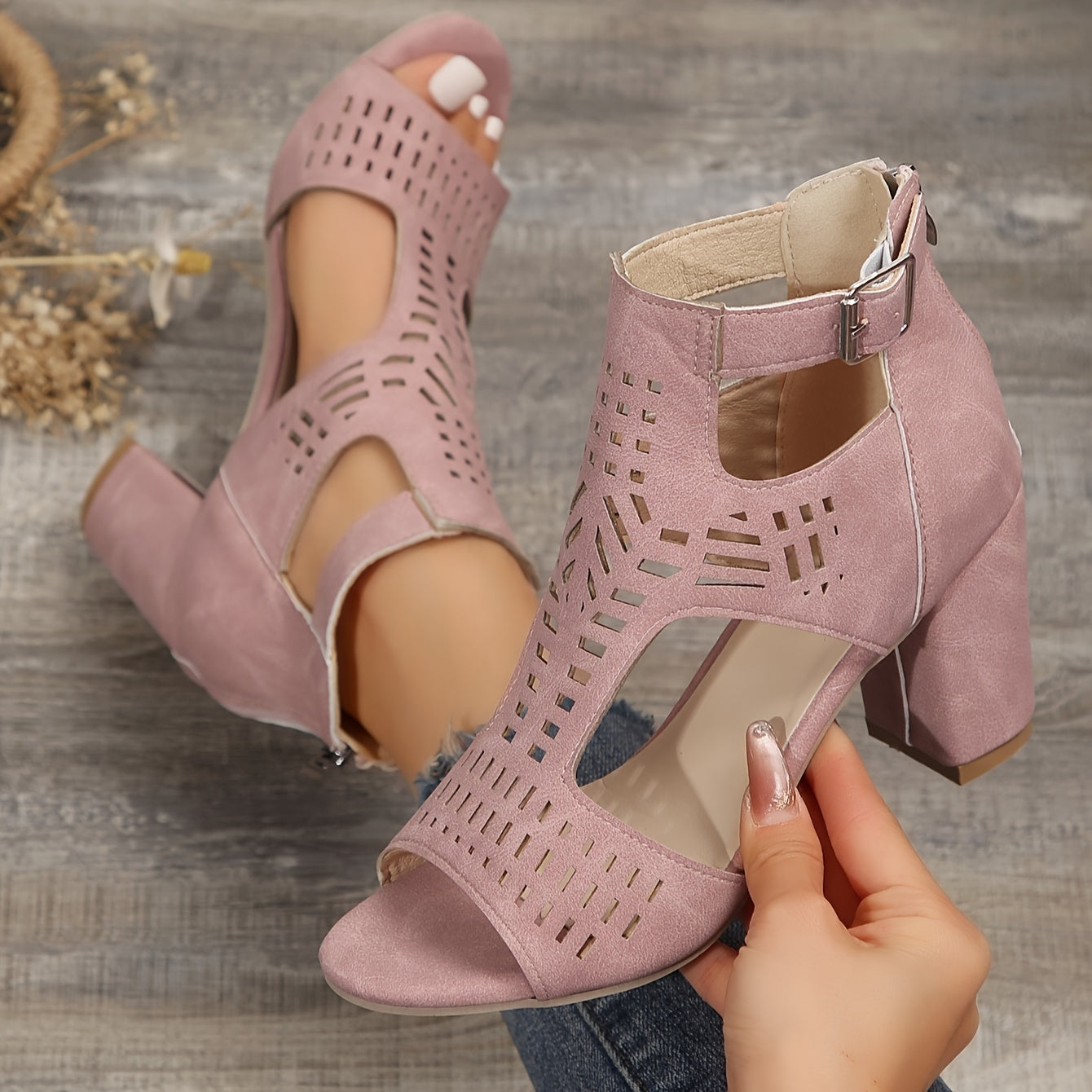 Shira™ | Pumps med dragkedja och hög klack