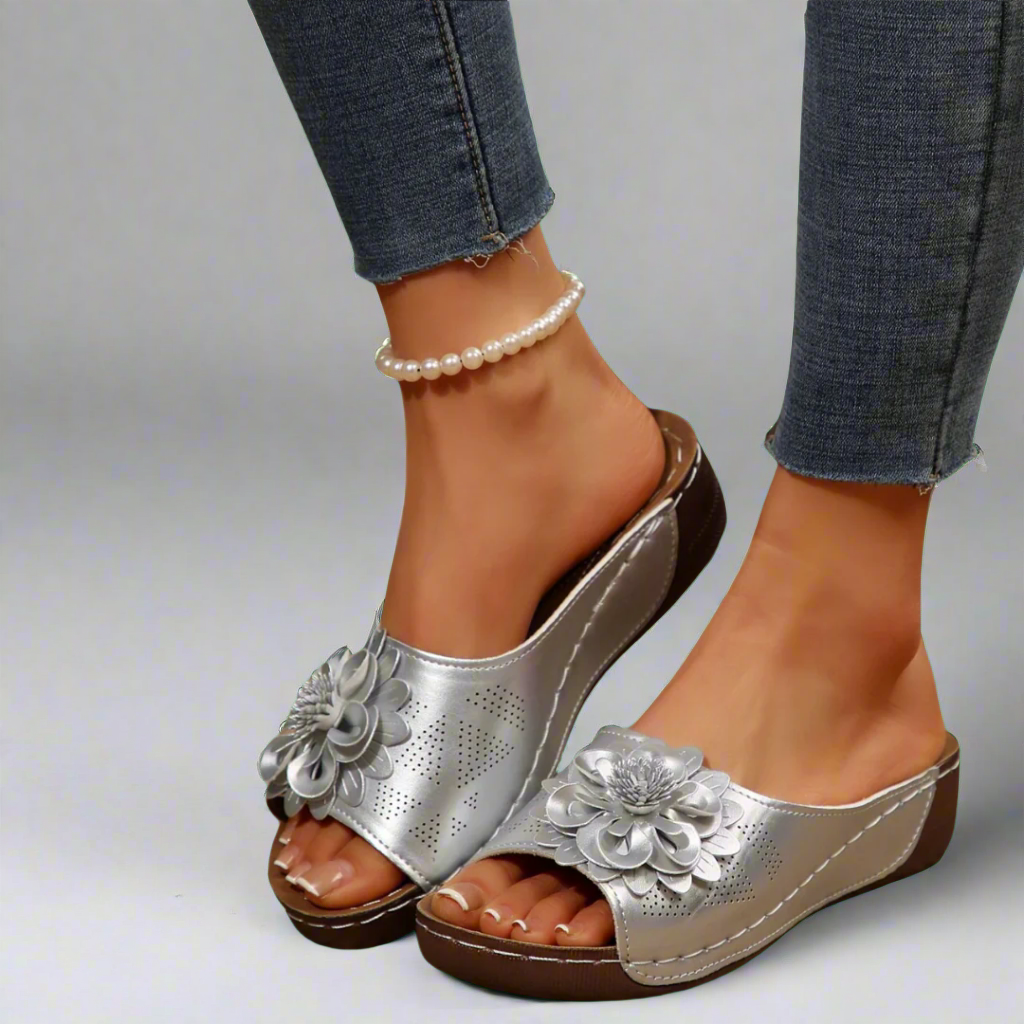 Stark™ | Eleganta ortopediska sandaler med blommönster