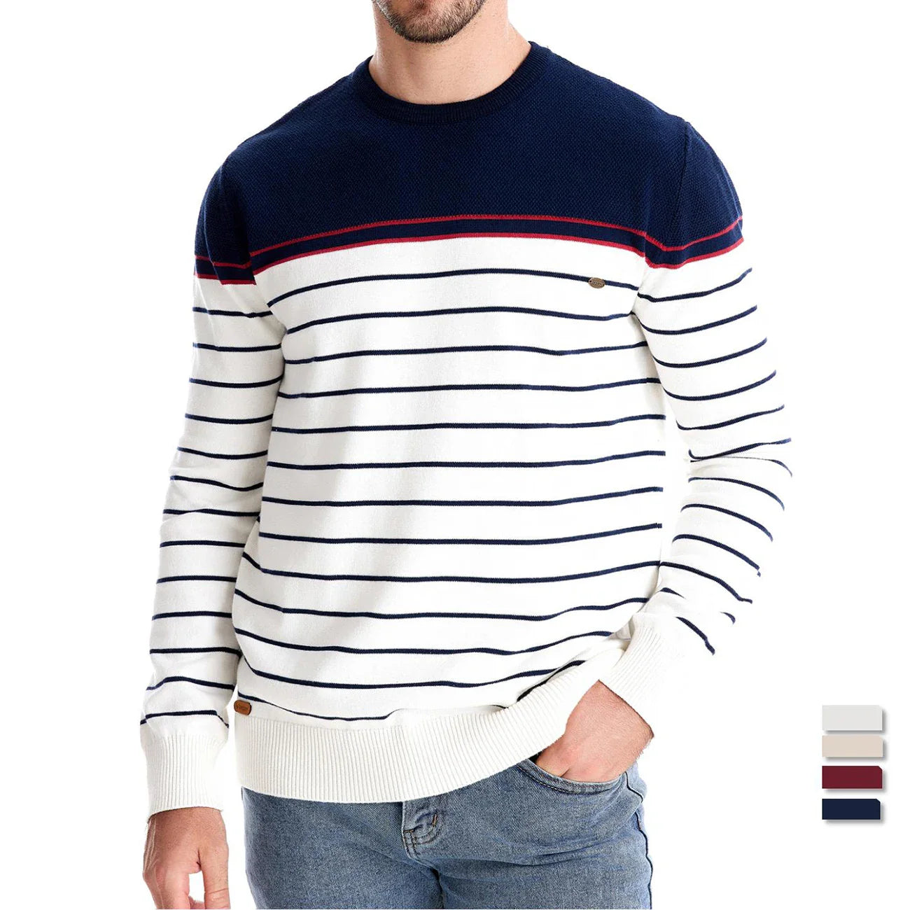 Nordström™ | Herrtröja Med Randdesign