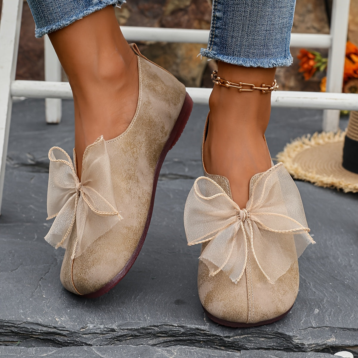 Niveli™ | Eleganta Slip-ins med Rosett