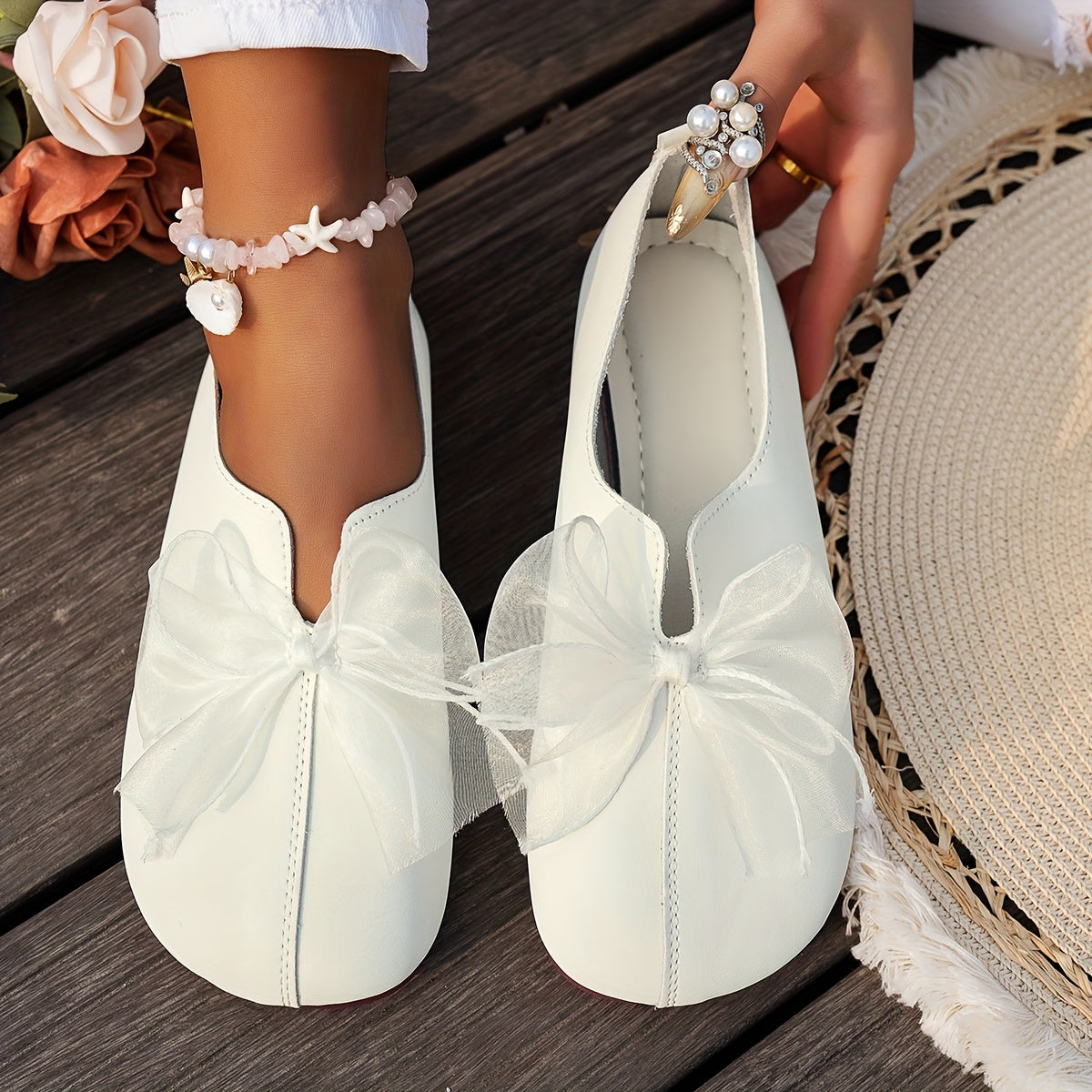Niveli™ | Eleganta Slip-ins med Rosett