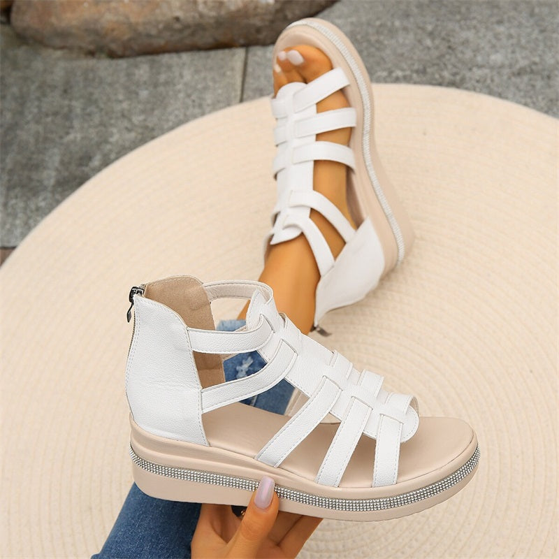 Wedge™ | Sandaler med strass-dekor