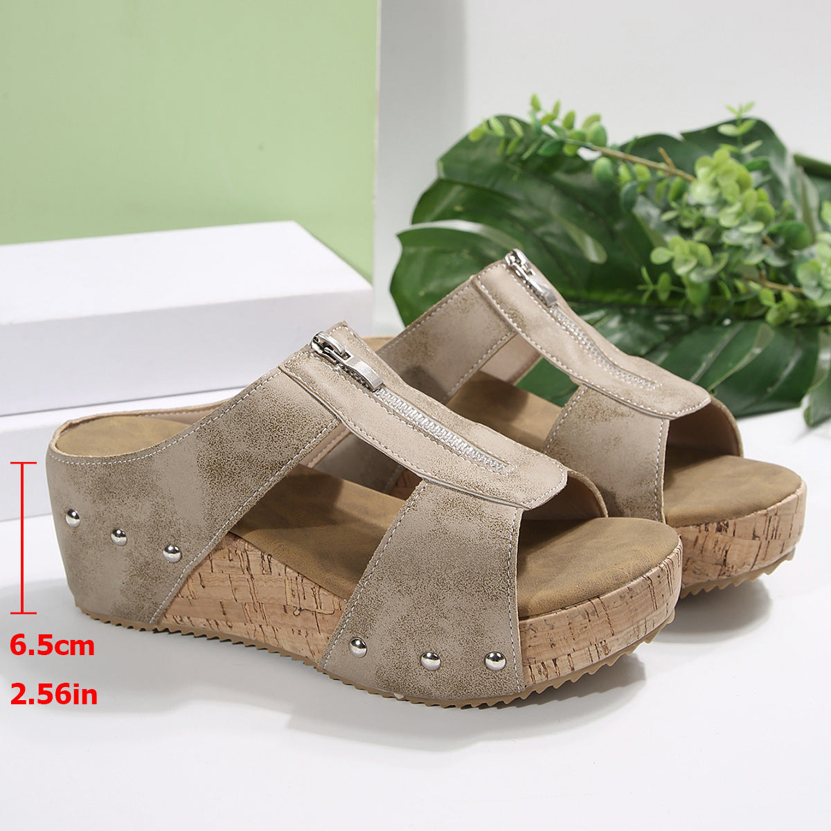 Alice™ | Ortopediska sandaler med öppen tå och kil i mode