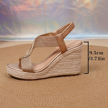 Zelvie™ | Flätade plattformssandaler