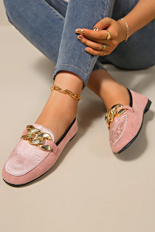 Neli™ | Eleganta loafers med kedjedekoration