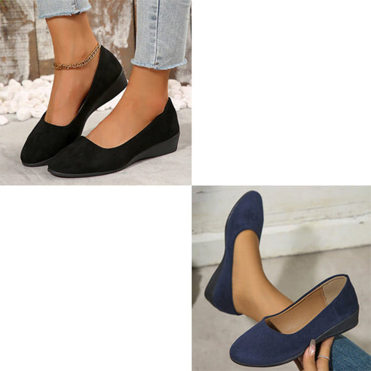 Sophia™ | Elegant lätta halkfria kilskor med låg klack
