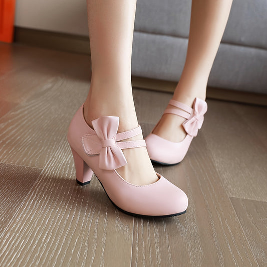 Rivka™ | Eleganta Slingpumps med Rosett