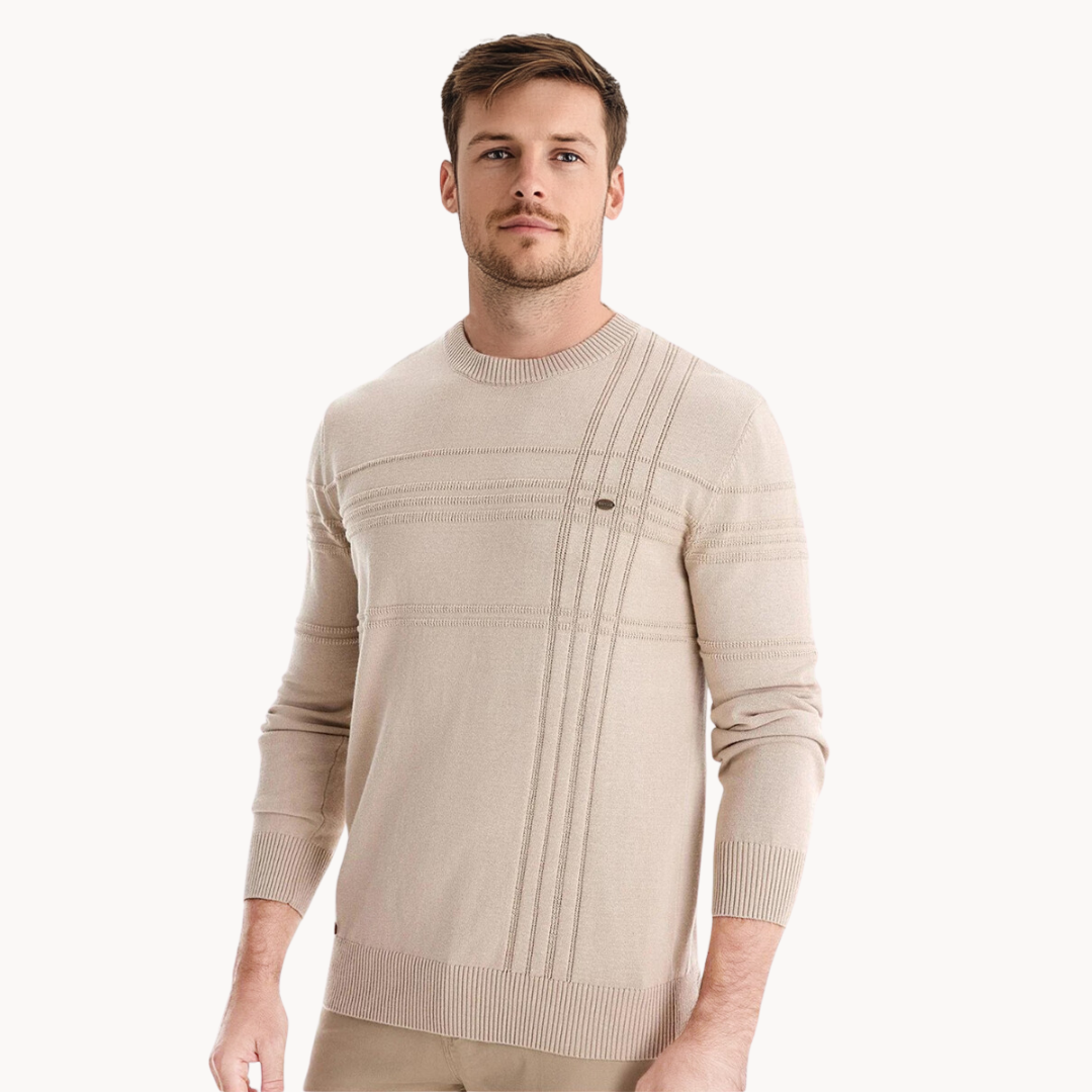 Adalberto™ | Pullover a Motivo Diamante