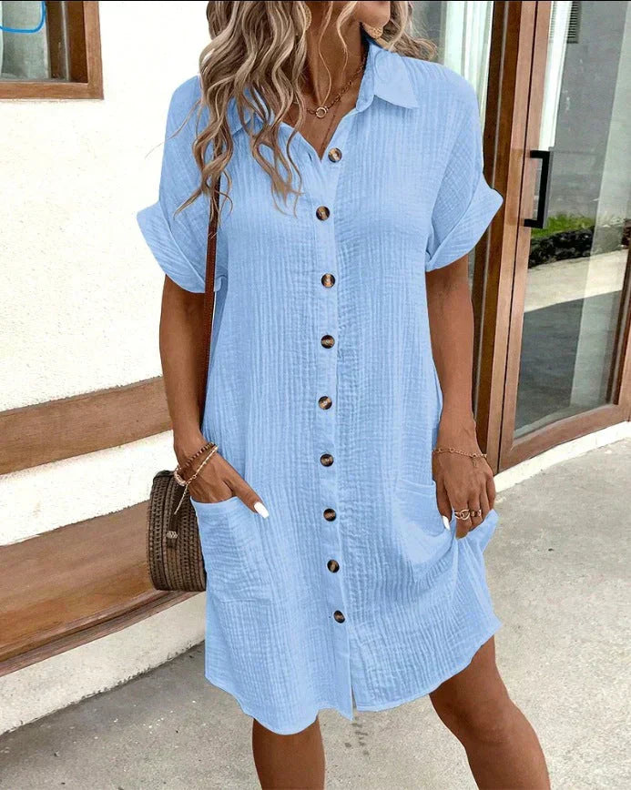 Elin™ | Elegant poloklänning