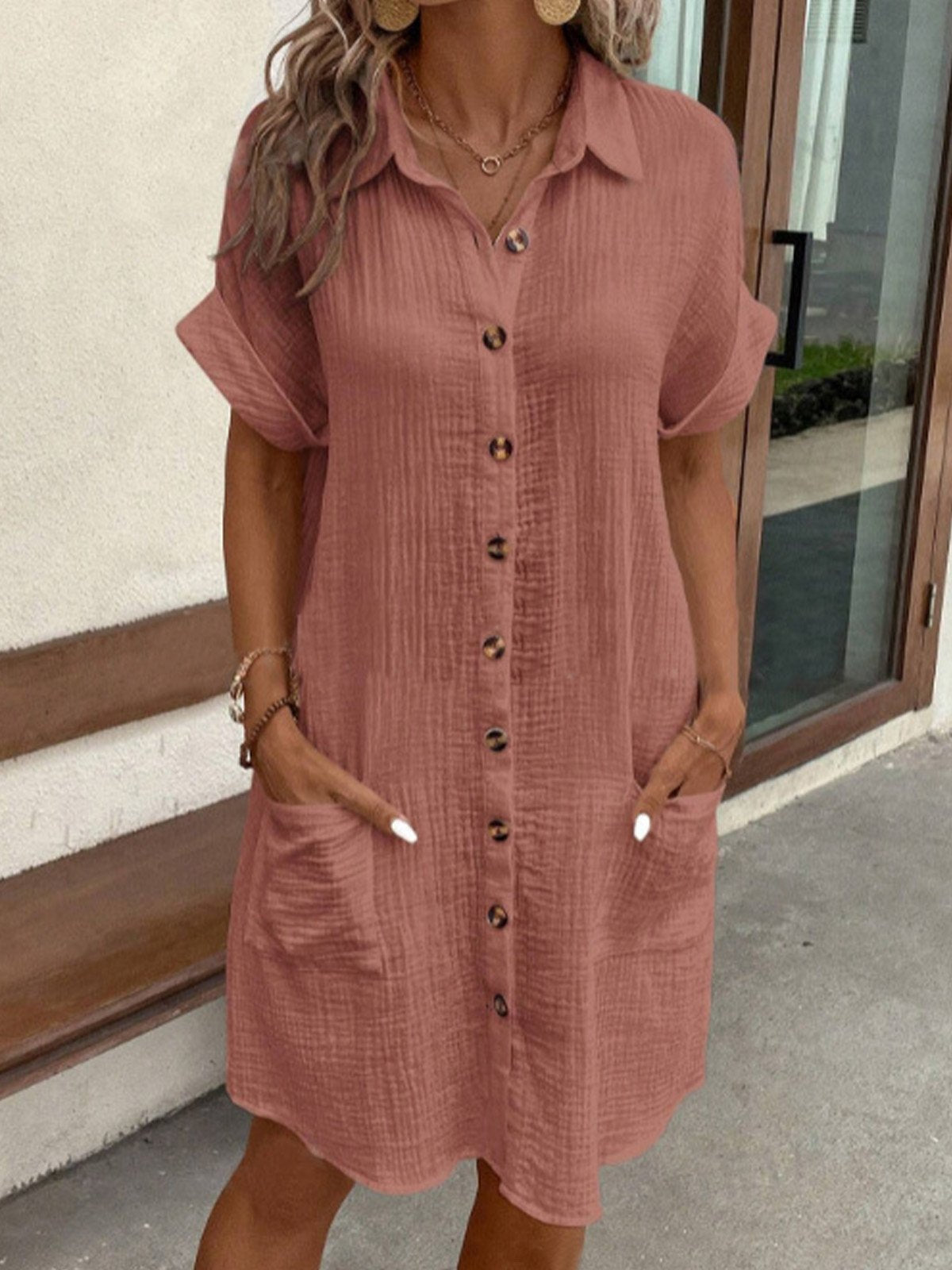 Elin™ | Elegant poloklänning