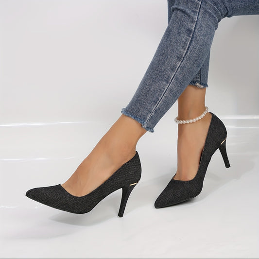 Inari™ | Eleganta stilettklackar i denim