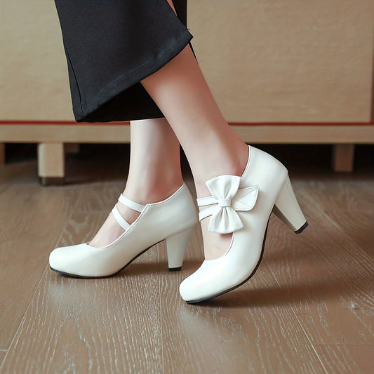 Rivka™ | Eleganta Slingpumps med Rosett