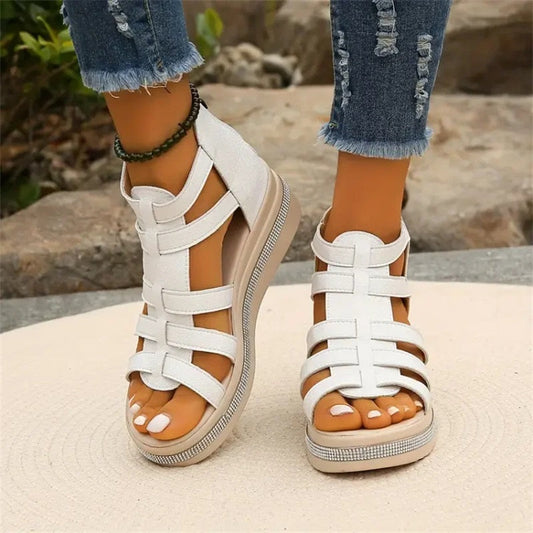 Wedge™ | Sandaler med strass-dekor