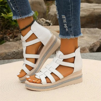 Wedge™ | Sandaler med strass-dekor